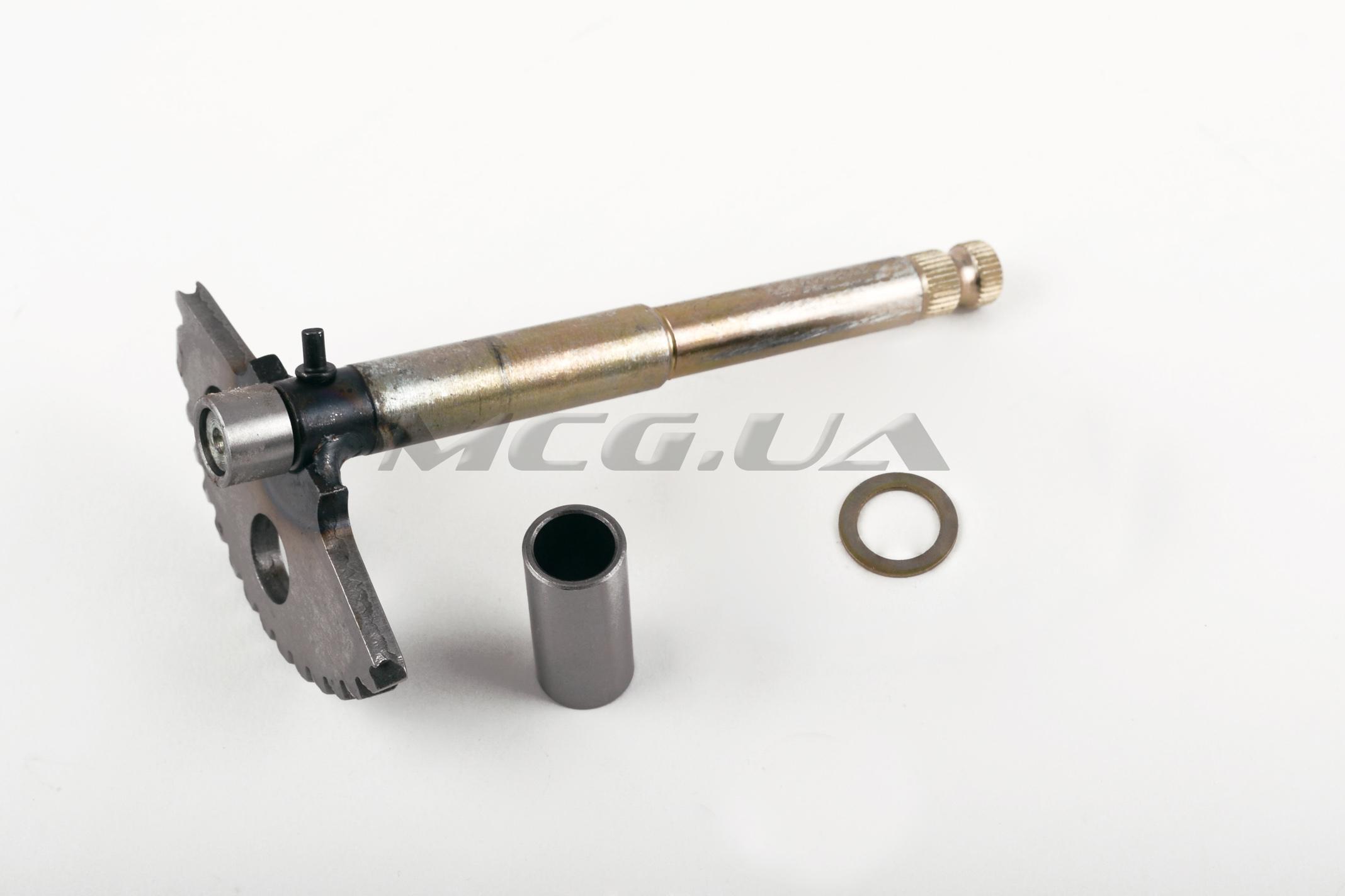 Сектор заводной (полумесяц) 4T GY6 125/150 (L-158mm) (+втулки) 