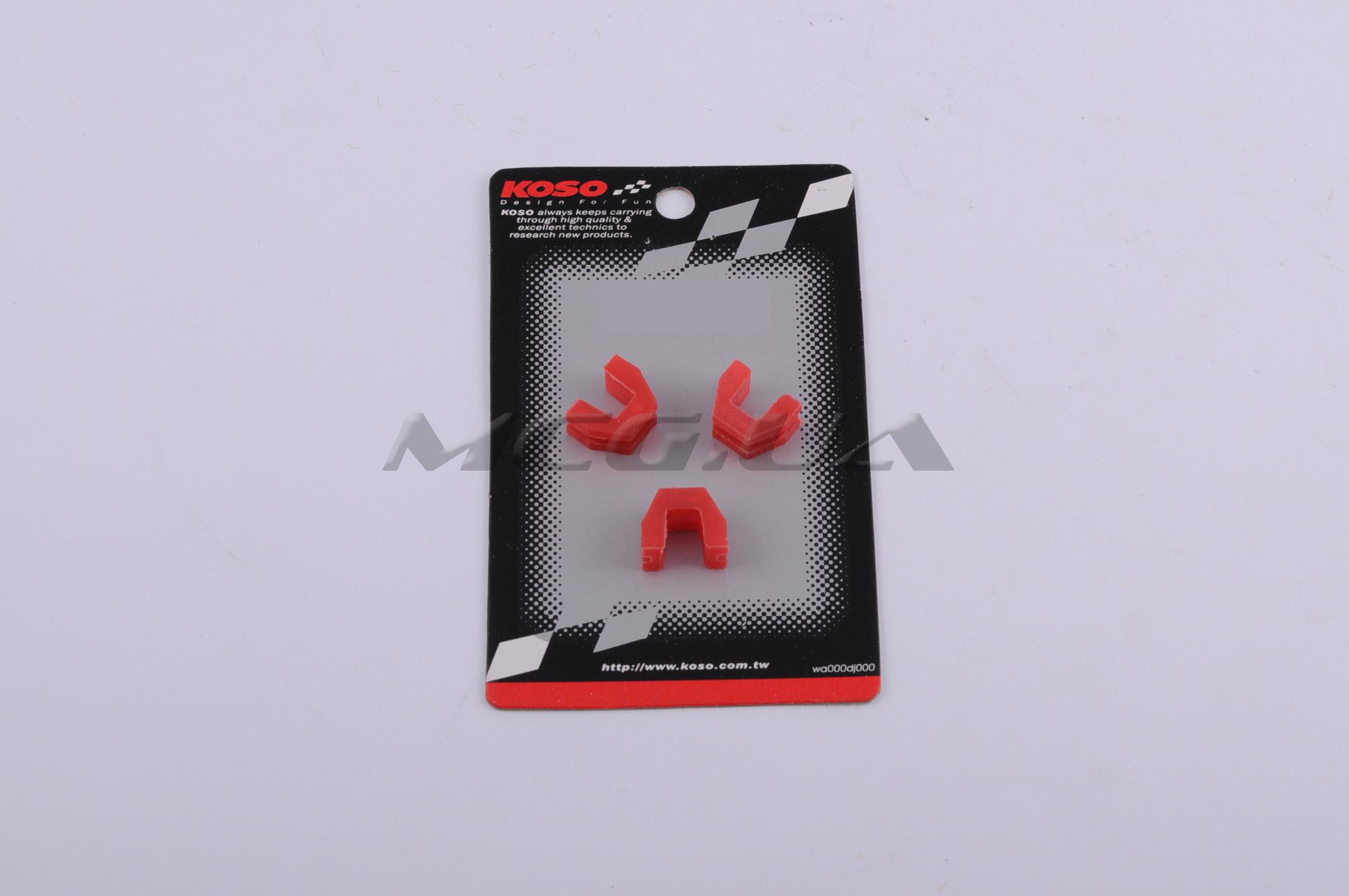 Скользители (слайдеры) 4T GY6 150 (тюнинг, красные) (Тайвань) 