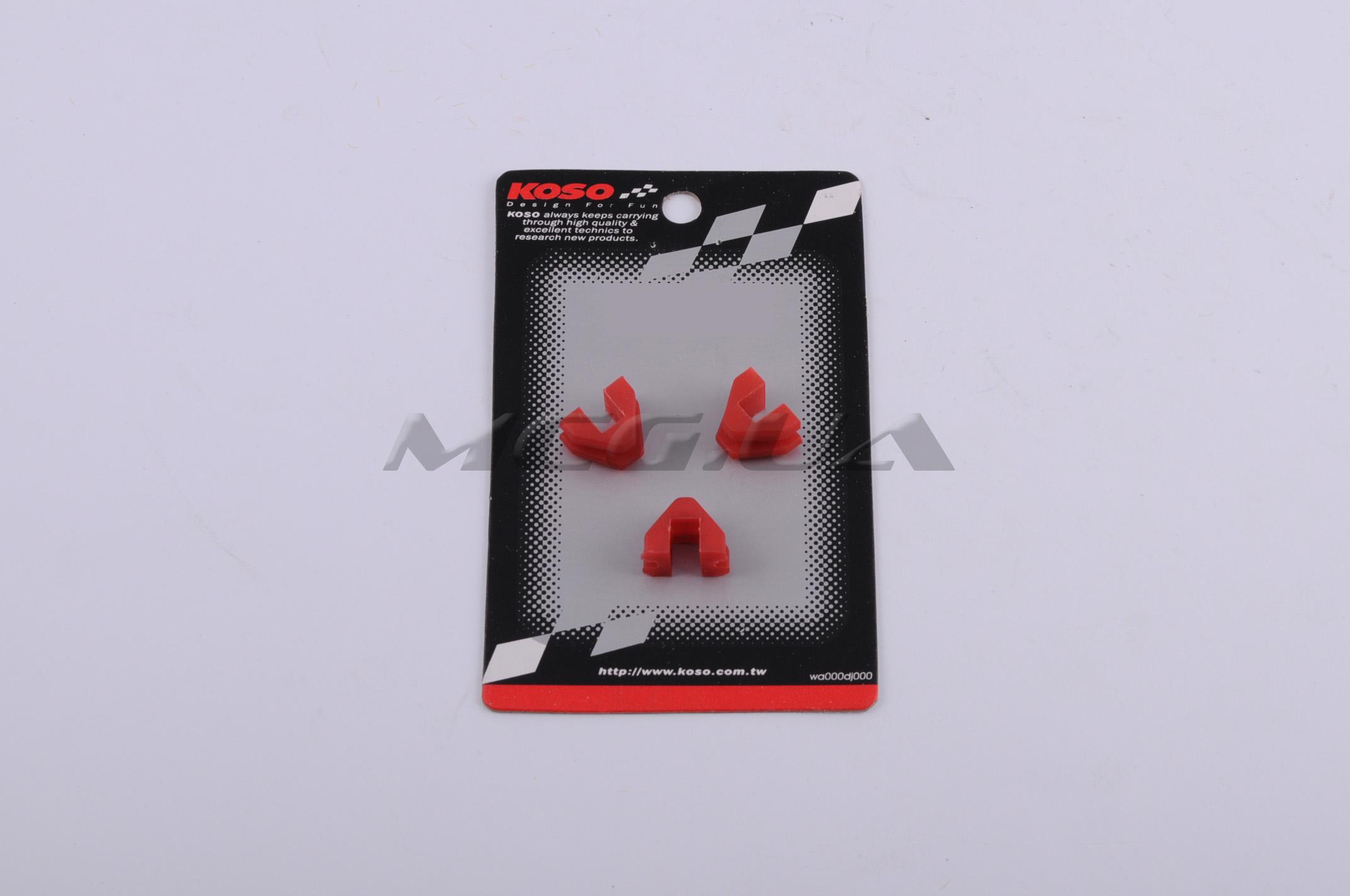 Скользители (слайдеры) 4T GY6 50 (тюнинг, красный) (Тайвань) 