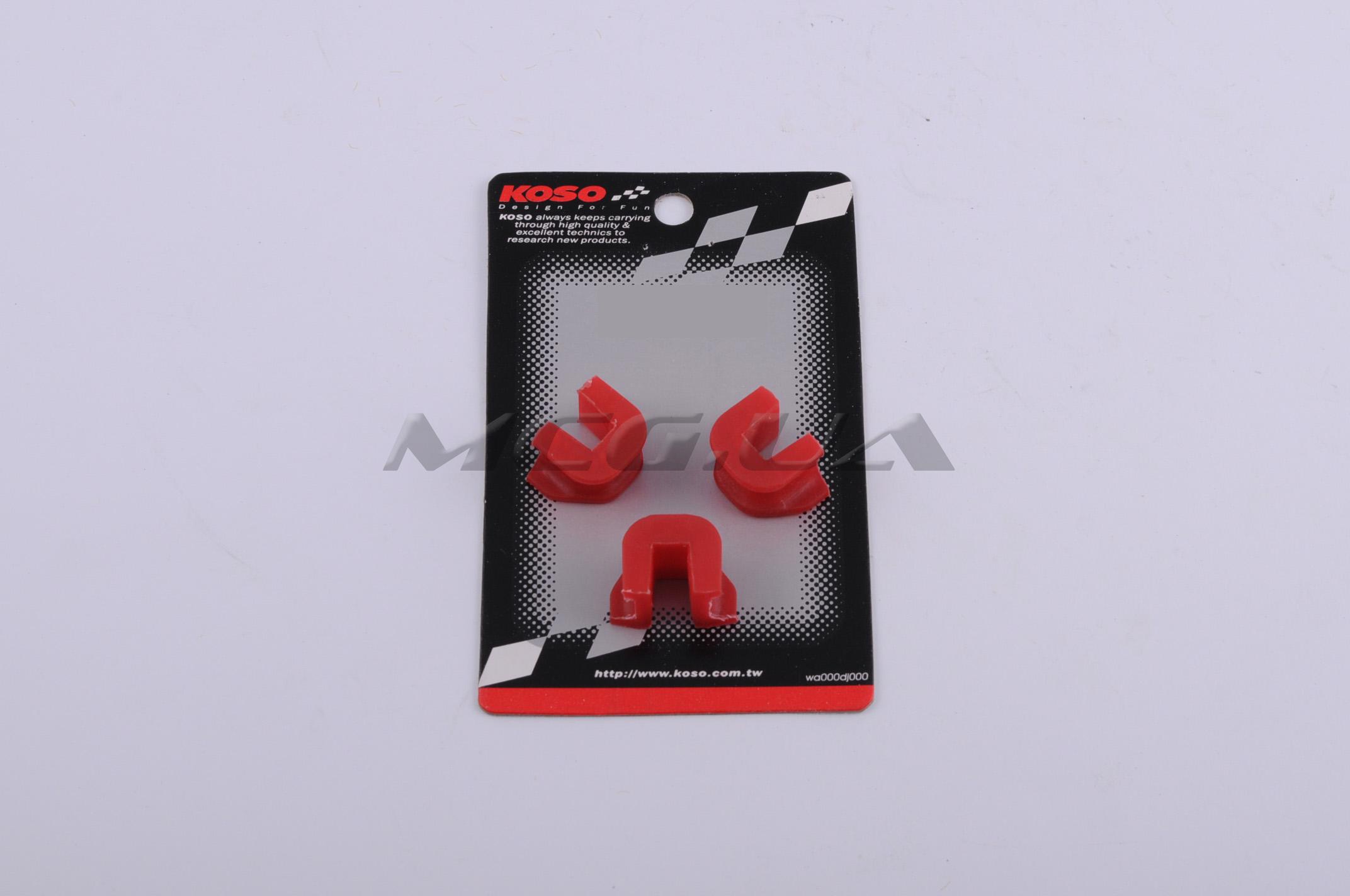 Скользители (слайдеры) 4T Stels 150 (тюнинг, красные) (Тайвань) 