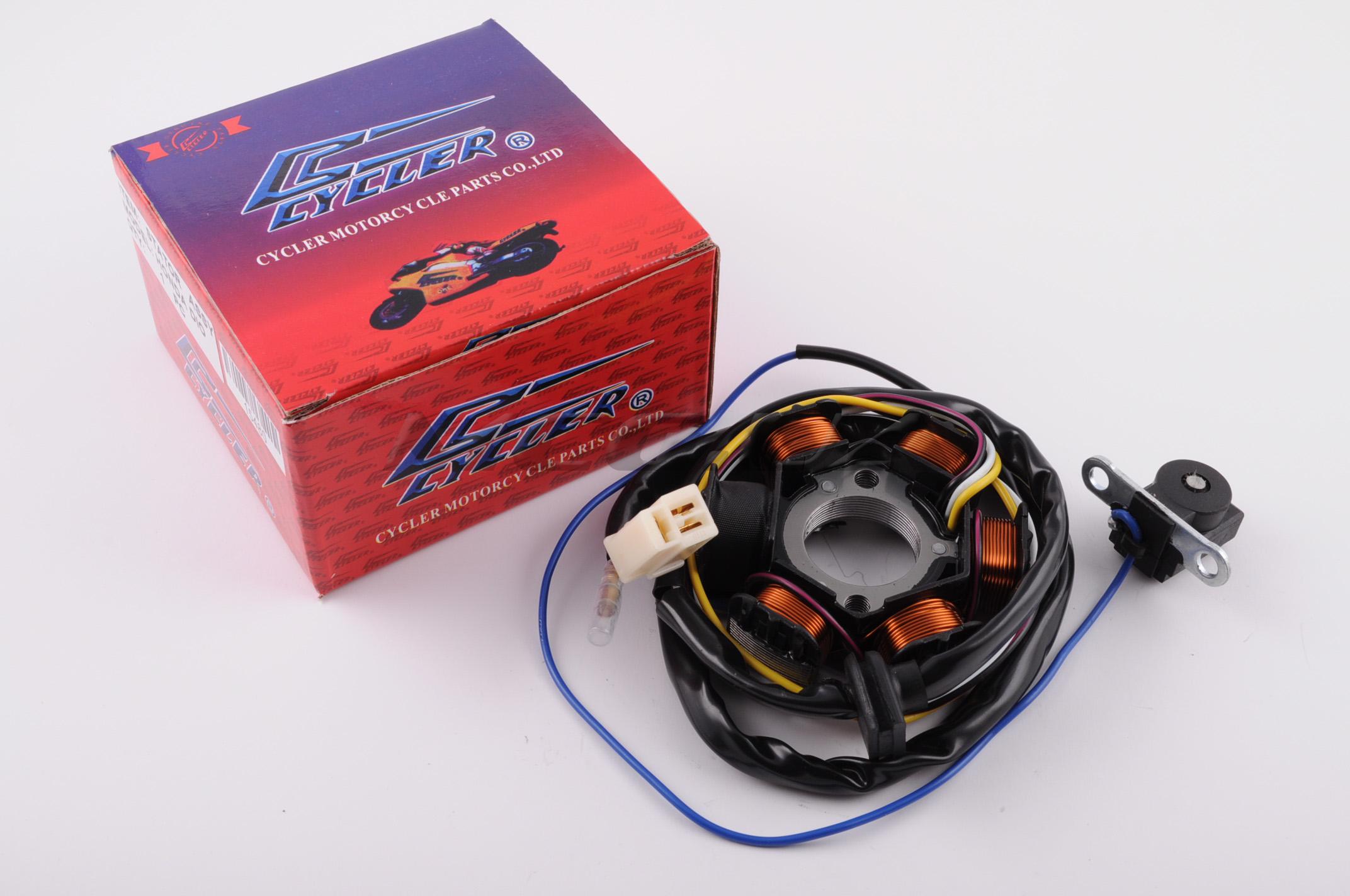 Статор генератора Honda LEAD 90 (5+1 катушек) 