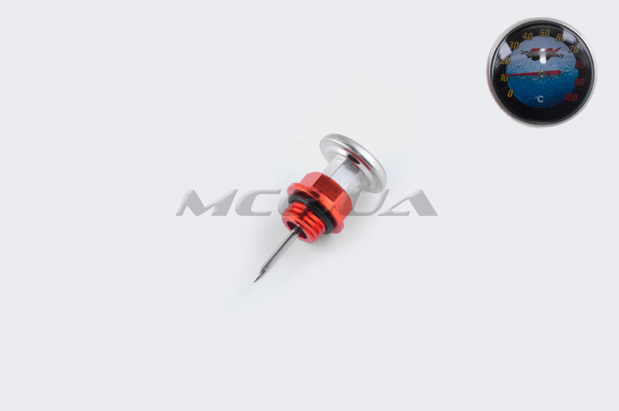 Щуп масла Delta Ø19.0mm, L-75mm (+датчик температуры) (оранжевый) 