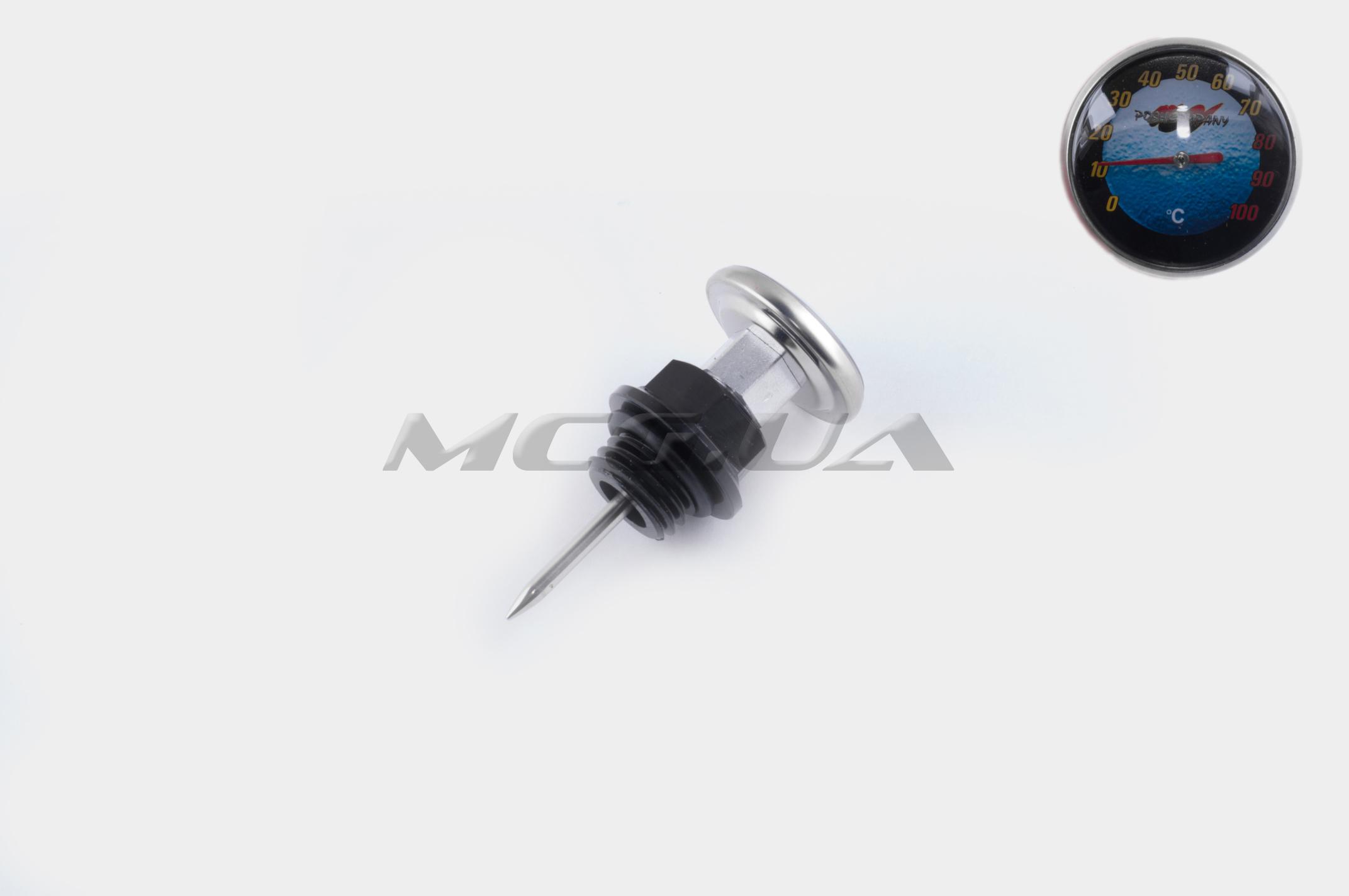 Щуп масла Delta Ø19.0mm, L-75mm (+датчик температуры) (черный) 