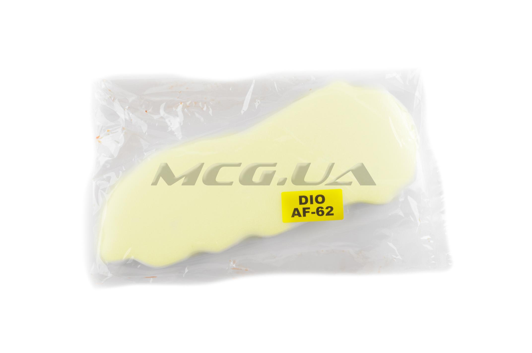 Элемент воздушного фильтра Honda DIO AF62/TODAY AF61 (поролон с пропиткой) (желтый)