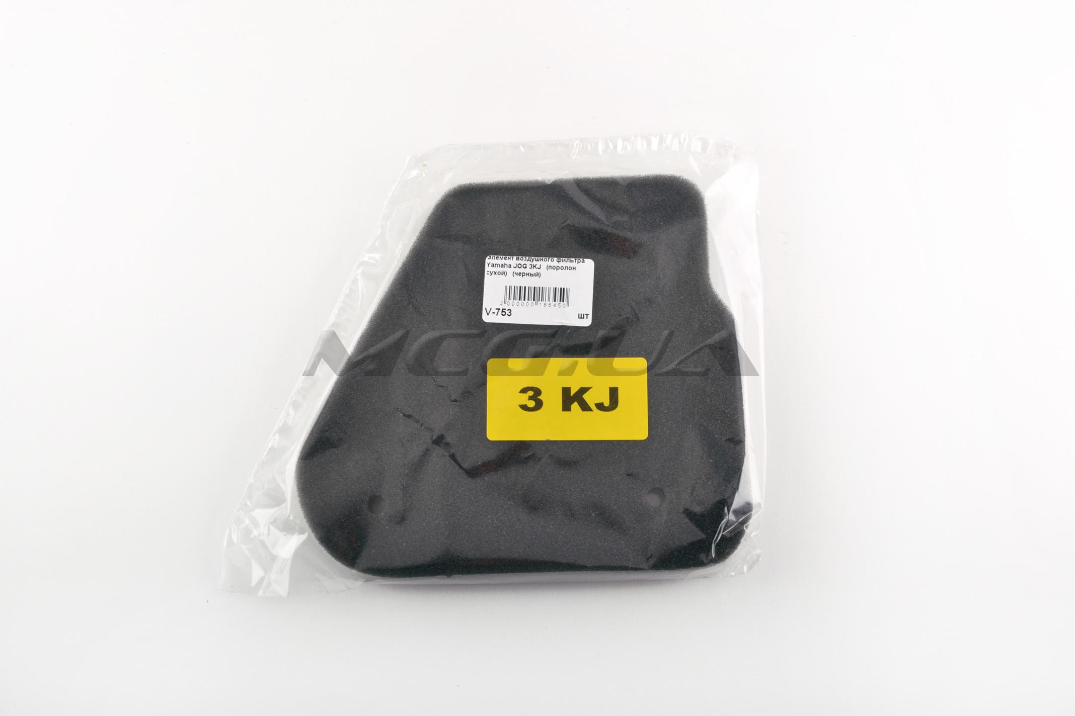 Элемент воздушного фильтра Yamaha JOG 3KJ (поролон сухой) (черный)