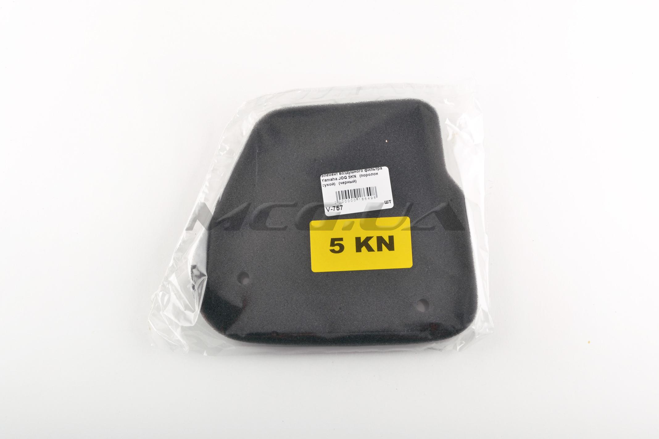Элемент воздушного фильтра Yamaha JOG 5KN (поролон сухой) (черный)