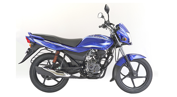 Bajaj platina 100 ES - синий