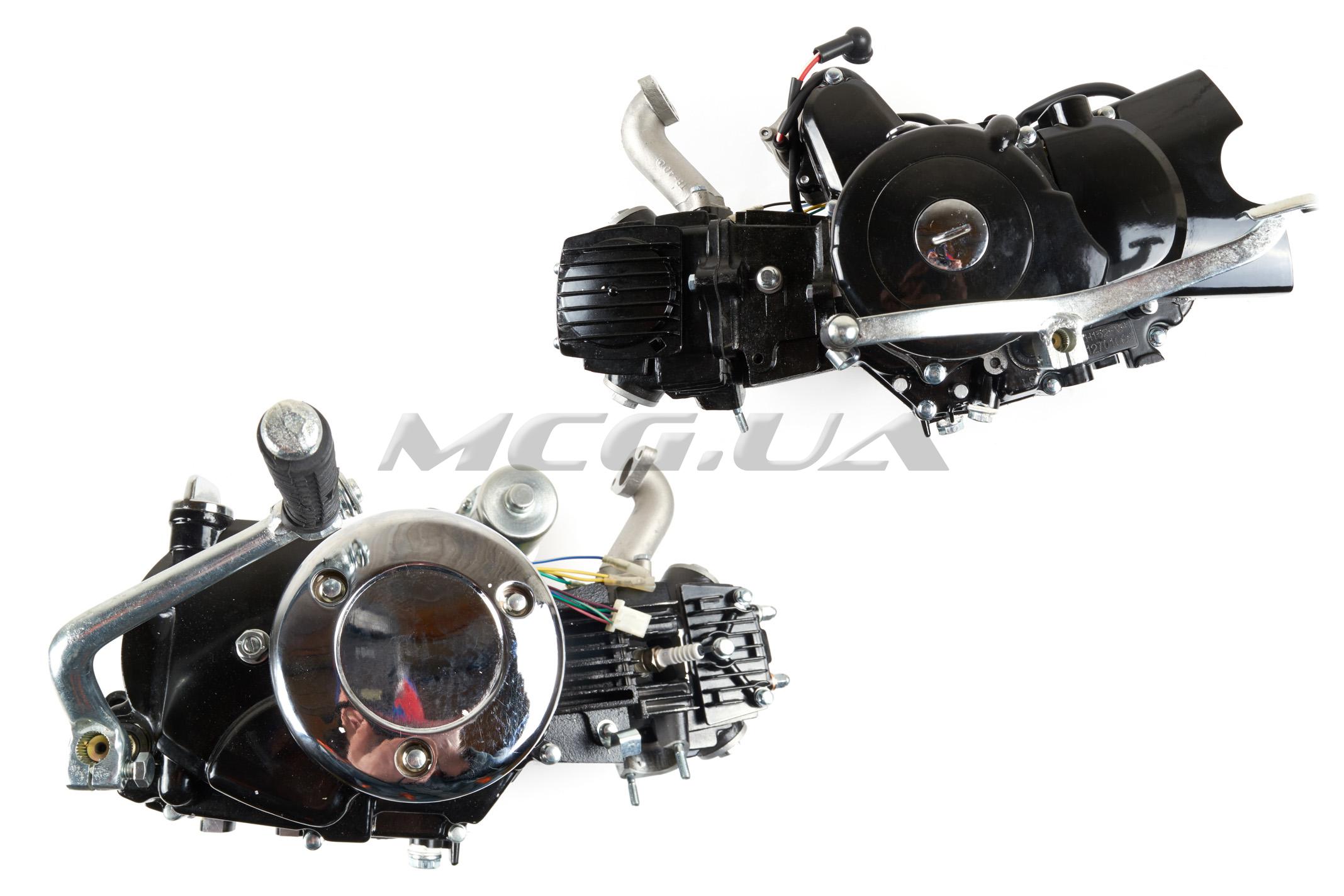 Двигатель Delta 110cc (АКПП, копия двигателя Honda cub с двойным сцеплением) 
