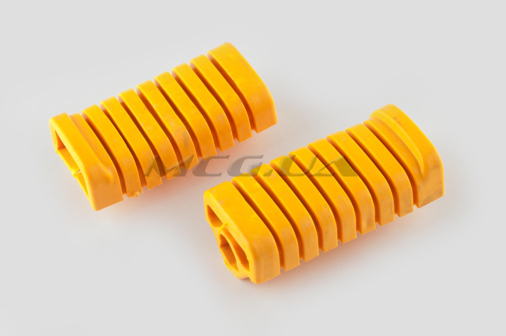 Резинки подножек водителя Delta (желтые) 