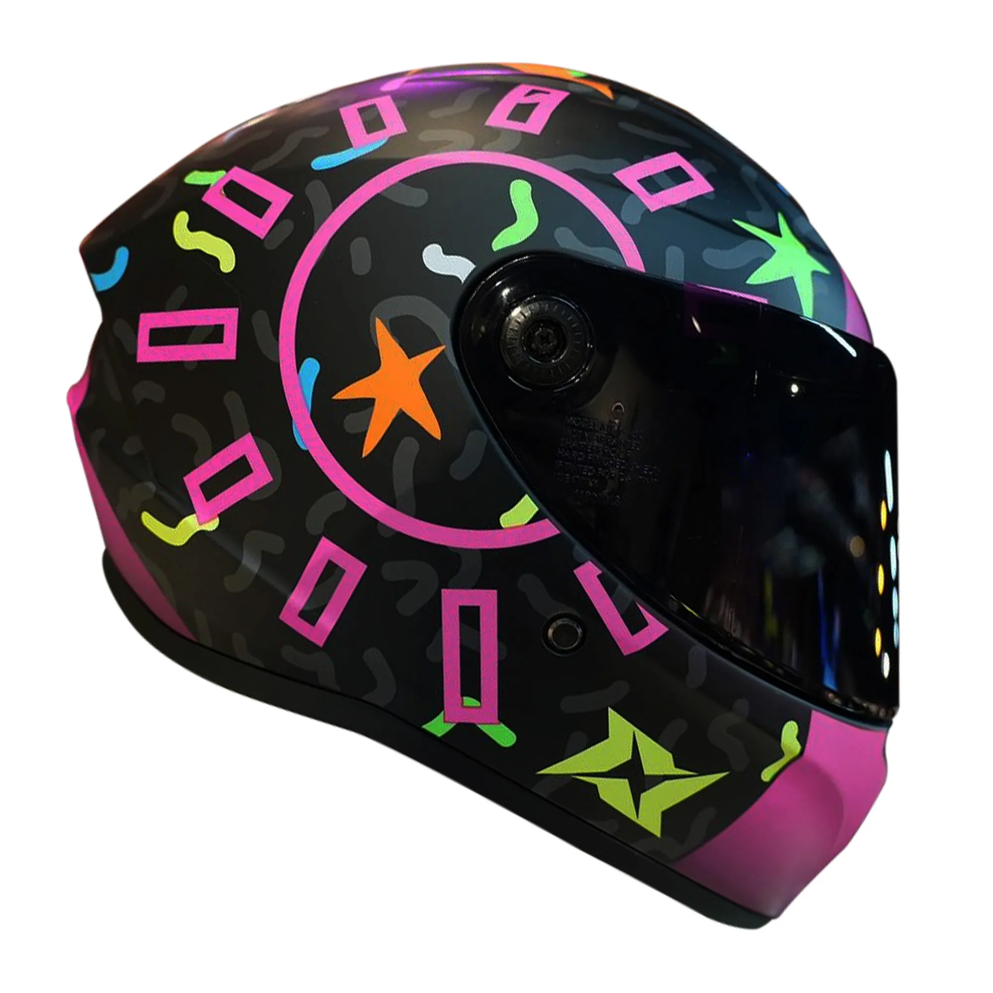 Шолом AXXIS DRAKEN GLOSS PINK з відтінком