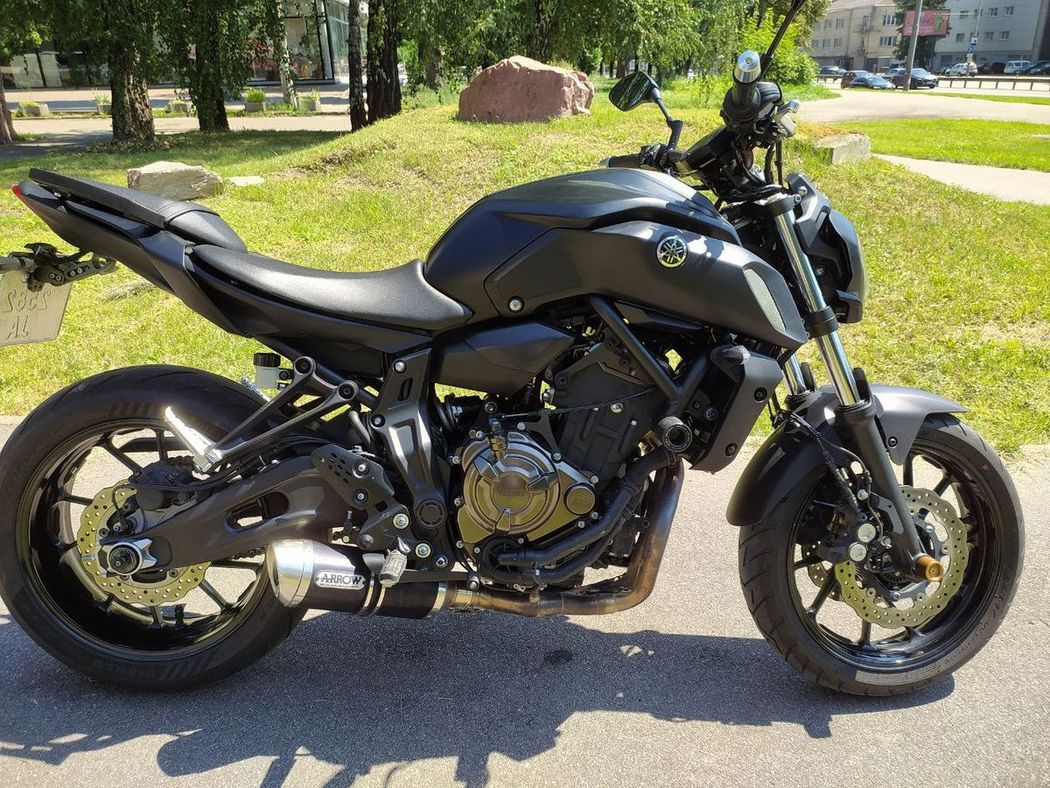 Характеристики Мотоцикл YAMAHA MT-07 2019 рік, б/у (23 500 км)