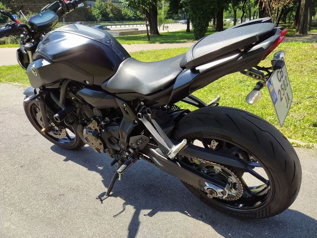 Характеристики Мотоцикл YAMAHA MT-07 2019 рік, б/у (23 500 км)