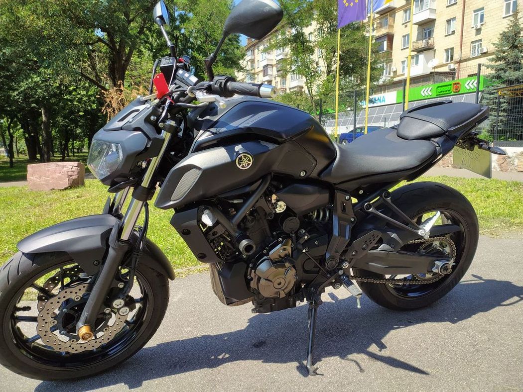 Характеристики Мотоцикл YAMAHA MT-07 2019 рік, б/у (23 500 км)