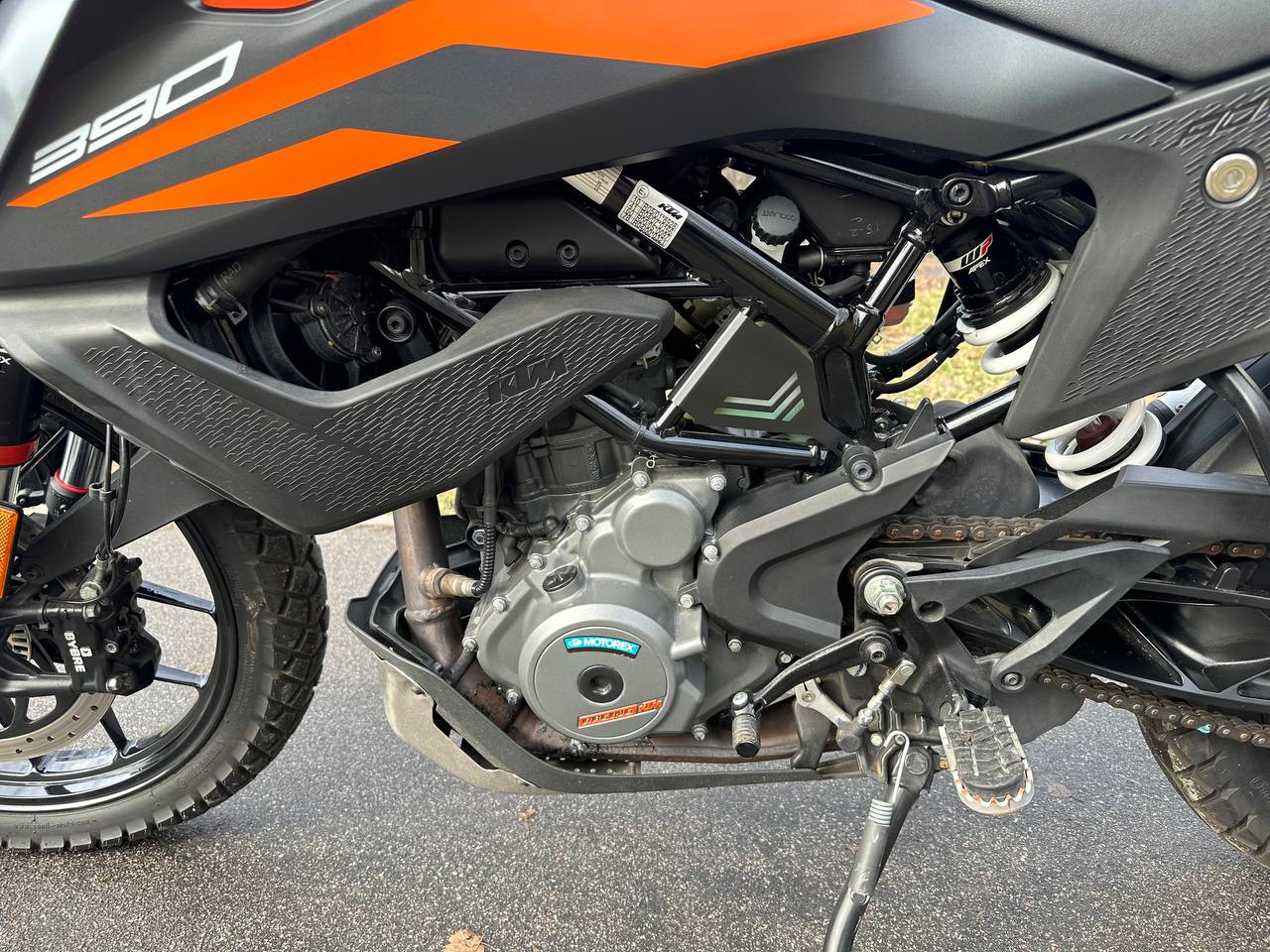 Характеристики Мотоцикл KTM 390 ADVENTURE 2021 год, б/у (9050 км)