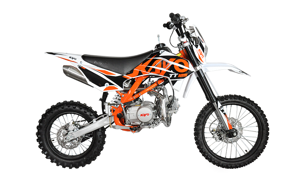 Питбайк KAYO TT125 kick / electric start