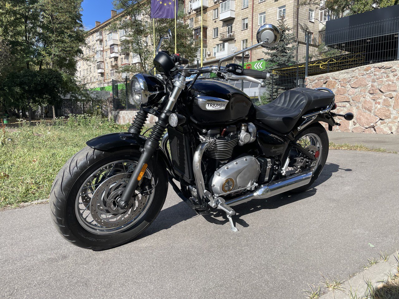 Характеристики Мотоцикл TRIUMPH BONNEVILLE SPEEDMASTER 2018 год, б/у (10 000 км)