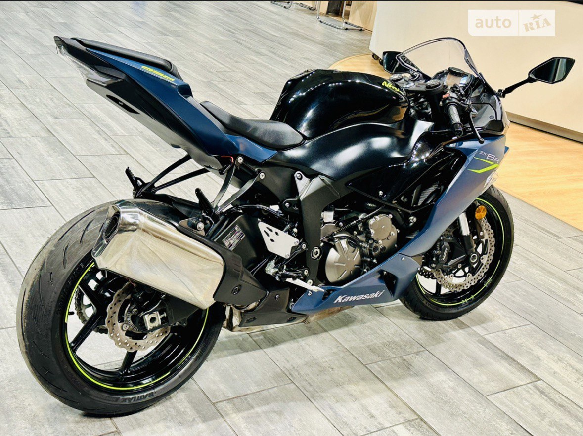 Характеристики Мотоцикл KAWASAKI NINJA 636 ZX-6R 2023 рік, б/у (2 000 км)